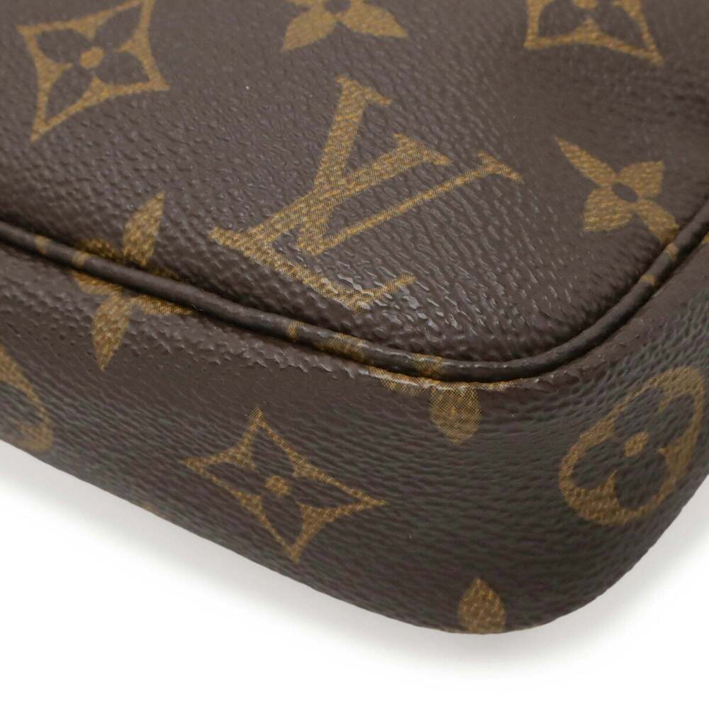 LOUIS VUITTON Brown Monogram Pochette Mini Bag - Picture 4 of 9